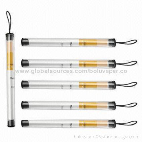 Round Tube Packaging Disposable Electronic Cigarettes, 280mAh Battery Capacity